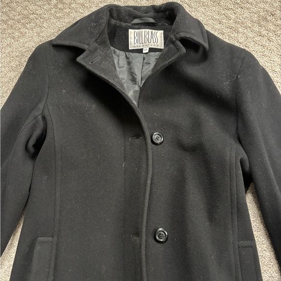 Bill Blass signature Black Coat - Picture 2 of 2